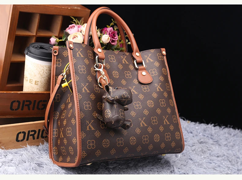 Light luxury brand women's bag fashionable and versatile single shoulder crossbody high-end handbag with large capacity