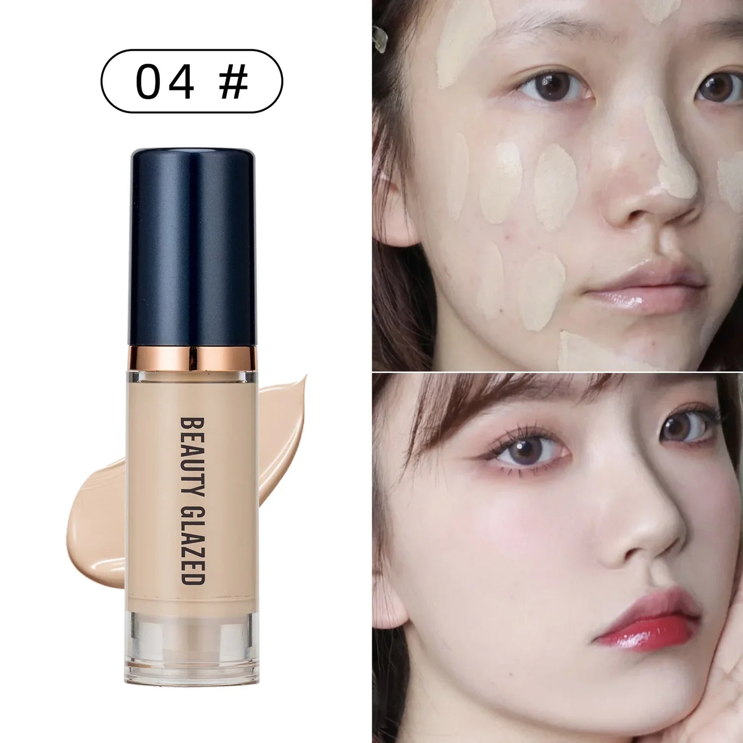 6ml Waterproof Matte Liquid Foundation Long Wear Oil-Control Face Full Coverage