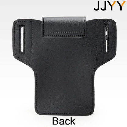 1PC Multifunctional Mens Leather Mobile Phone Bag Belt Clip Travel Hiking Case Cover