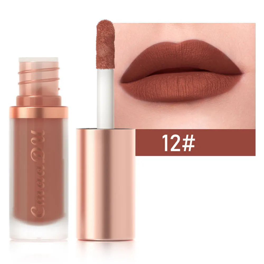 Velvet Matte Liquid Lipstick Waterproof Long Lasting Nonstick