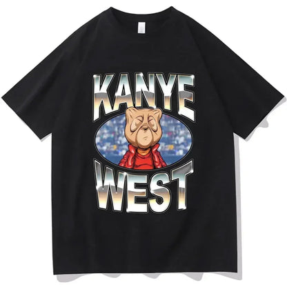 Funny Kanye West Meme T-Shirt Men's Vintage Fashion Hip Hop Rap Style Tshirt Men Women Short Sleeve T Shirt Streetwear