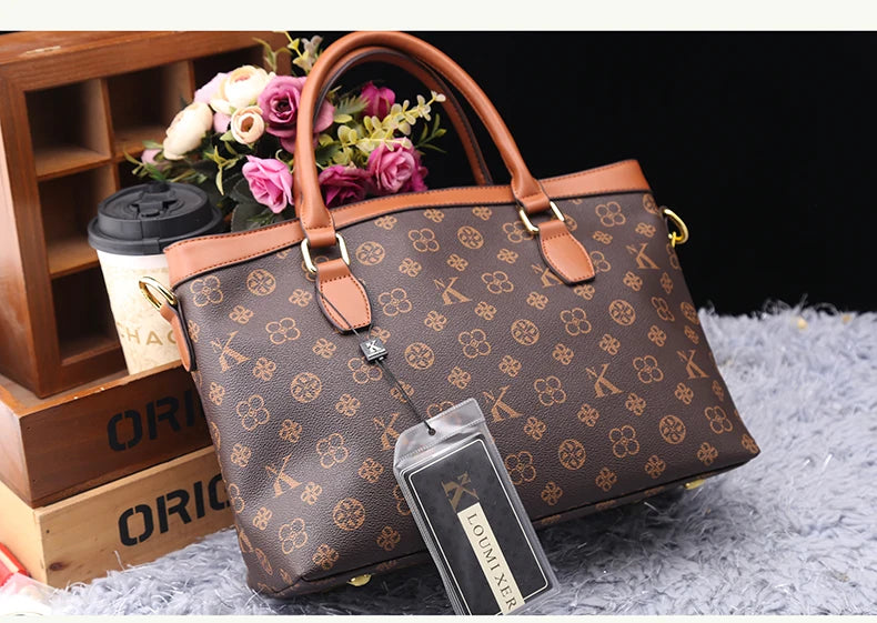 Light luxury brand women's bag fashionable, versatile and high-end handbag with large capacity
