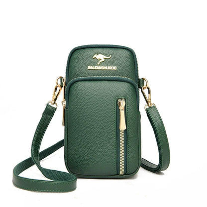 Ladies New Trendy Pu Leather Shoulder Bags Luxury Designer Simple Small Purse