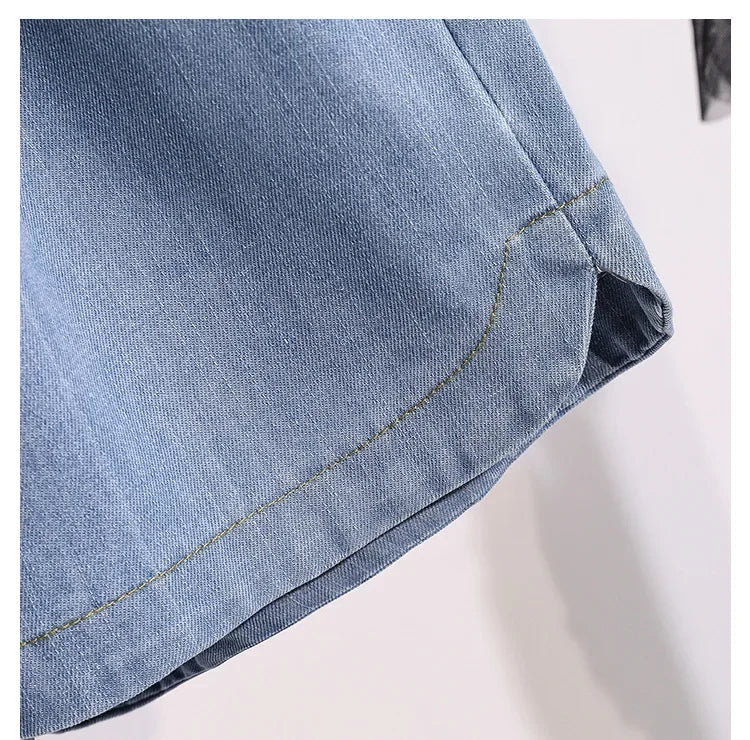 Plus Size Plus Size High Waist Wide Leg Hot Pants Women's Short Pants