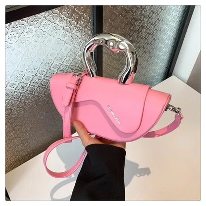 Solid Soft Shoulder Bag High Quality Bags for Women Hasp Interior Compartment Pu Women's Handbag