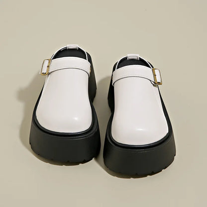 Thick Slippers Casual Shoes 1 Slip-on Baotou Half Slip-on Shoes