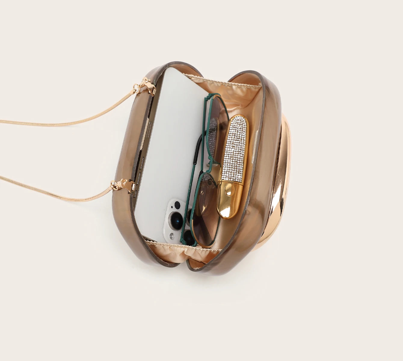 Luxury Evening Banquet Clutch Bag Bride Metal Shoulder Wedding Purse Party Crossbody Handbag