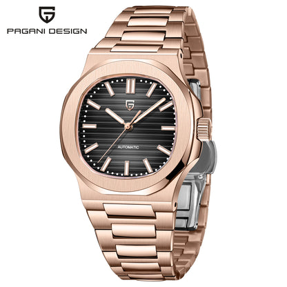 40MM Men's Watches Luxury Automatic Watch For Men Mechanical WristWatch Stainless Steel Sapphire glass
