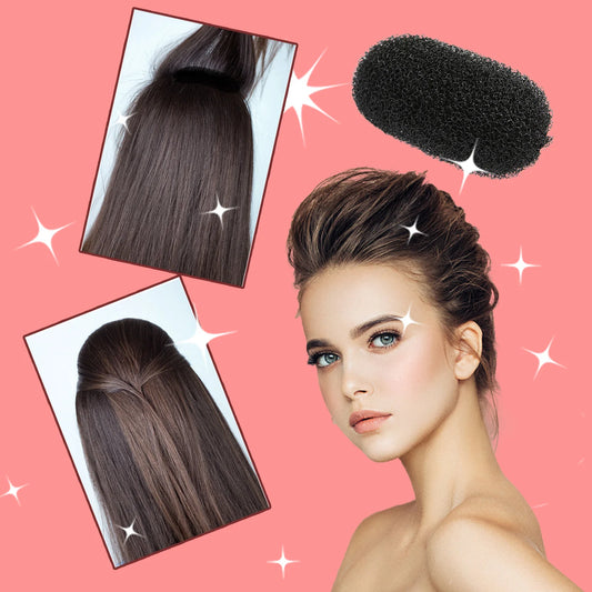 Hair Volume Increase Pad BB Clip Hair Sponge Pad Styling Hair black / United States Coffee / United States 