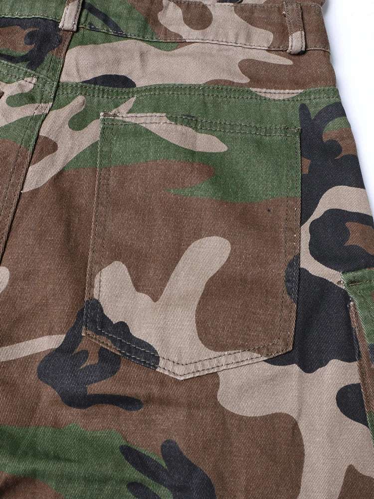 Cargo Jumpsuits Starpless Sleeveless High Waist Spliced Pockets Streetwear Camouflage / S Camouflage / XL ARMYGREEN / S Camouflage / S-Camouflage / XL-ARMYGREEN / S-ARMYGREEN / M-ARMYGREEN / L-ARMYGREEN / XL-Camouflage / M-Camouflage / L-