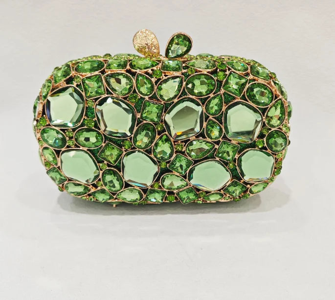 XIYUAN Big Stones Evening Purse Bags Rhinestone Wedding Gems Clutch Bag Bridal Clutches Women Diamonds