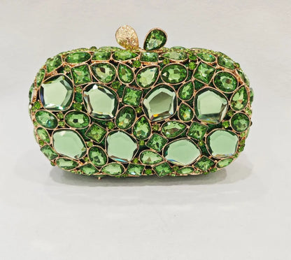 XIYUAN Big Stones Evening Purse Bags Rhinestone Wedding Gems Clutch Bag Bridal Clutches Women Diamonds