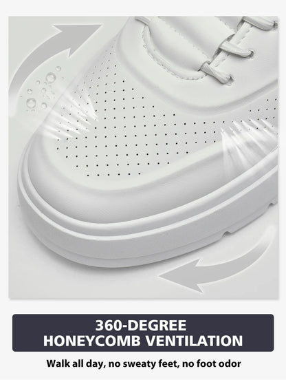 Men's Luxury Vulcanized Sneakers w/Breathable Design for Gym/Casual Wear & Street Style