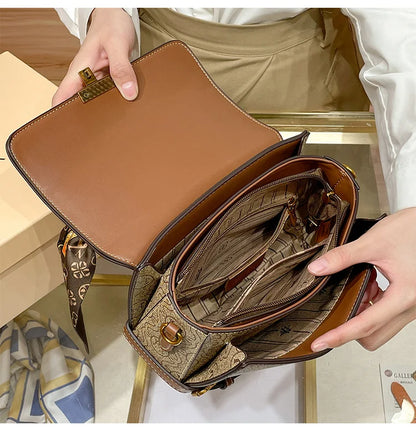 fashionable and versatile high-end handbag single shoulder crossbody bag