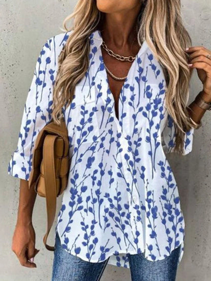 Temperament Long Sleeve Women Shirt Large Size Loose Shirts Casual