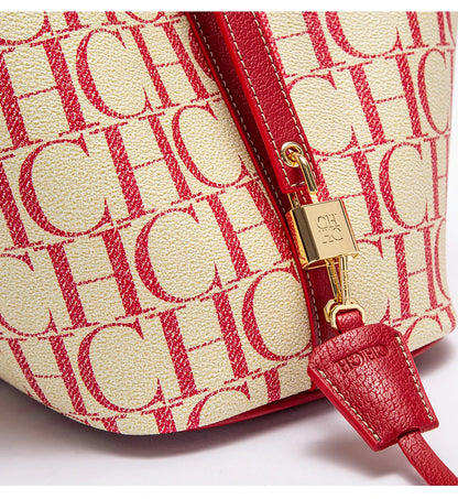 CH Large Capacity Daily Commuter Crossbody Bag Fashion Letter Print Design Ladies Temperament Shoulder Bag Versatile Premium