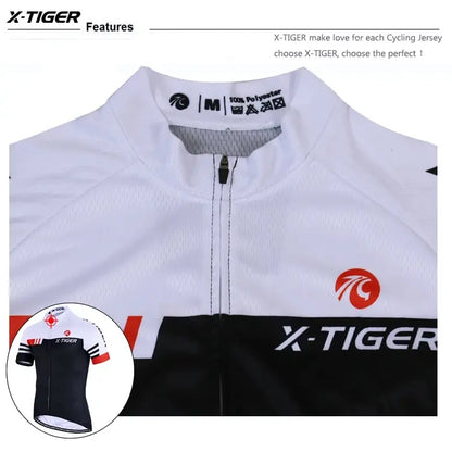 X-TIGER Summer Short Sleeve Pro Cycling Jersey Mountain Bicycle Clothing Racing Bike Jerseys