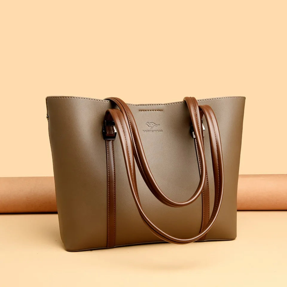 Luxury Shoulder Bags High-End Pu Leather Handbags Caual Tote