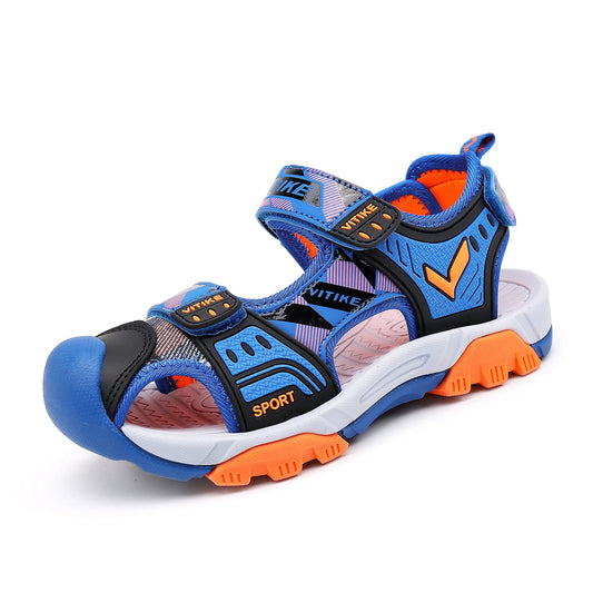 Kids Sports Sandal Outdoor Hiking Athletic Closed-Toe Beach Girls Summer Pool Shoes