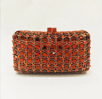 XIYUAN Big Stones Evening Purse Bags Rhinestone Wedding Gems Clutch Bag Bridal Clutches Women Diamonds