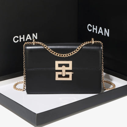 Belt decoration flip cover handbag crossbody bag