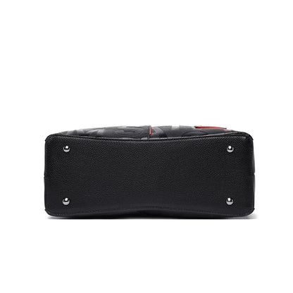 2-layer pockets Letter Printing Luxury Handbags Women Leather Bags Vintage Ladies Shoulder Crossbody Bags for Women Tote Bag