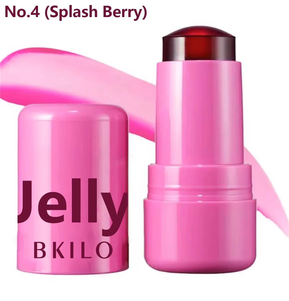 3-in-1 Cheek Lip Tinted Moistured Blush Stick Eyes Cheek Lip Brighten Cream Water Jelly Tint Stick Matte Contour Makeup