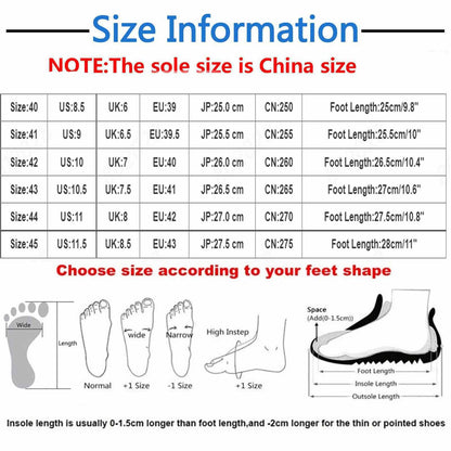 Light Non Slip Hook Loop Walking Sport Shoes Thick Sole Platform Mens Sneakers