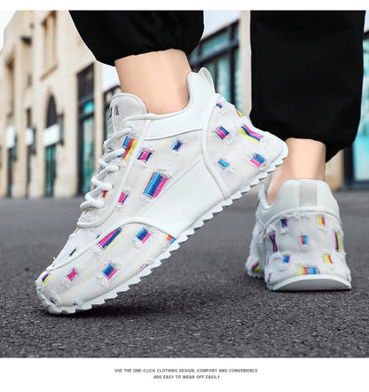 Men's casual, lightweight, breathable, comfortable, fashionable sports shoes
