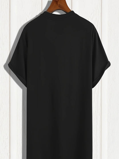 Fun Six Seven 6 7 Meme T-Shirt for Men Women Cotton Relaxed Fit Black Tee with White 617 Number Design Casual