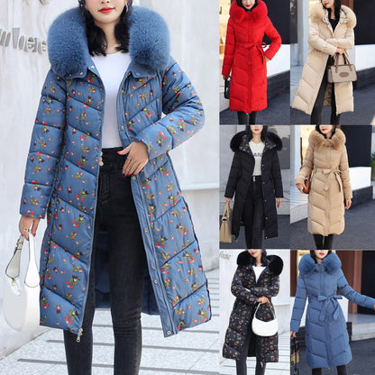 Women'S Winter Jackets Parkas 2024 Women Casual Solid Coat Jacket Hooded Pocket Reversible Wear Zipper Pocket Jaqueta Feminina
