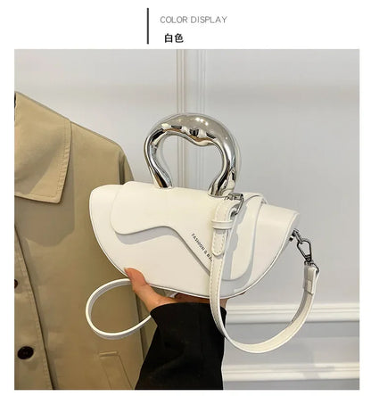 Solid Soft Shoulder Bag High Quality Bags for Women Hasp Interior Compartment Pu Women's Handbag