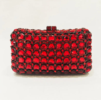 XIYUAN Big Stones Evening Purse Bags Rhinestone Wedding Gems Clutch Bag Bridal Clutches Women Diamonds
