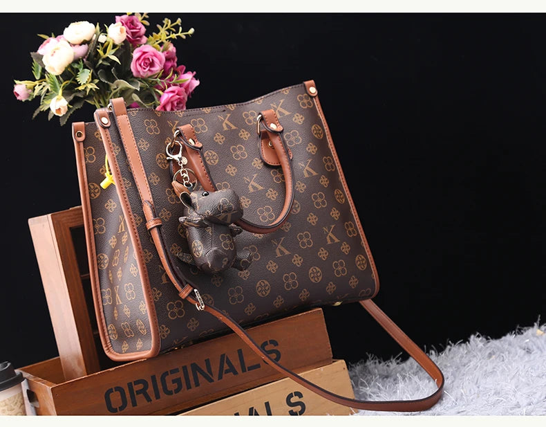 Light luxury brand women's bag fashionable and versatile single shoulder crossbody high-end handbag with large capacity