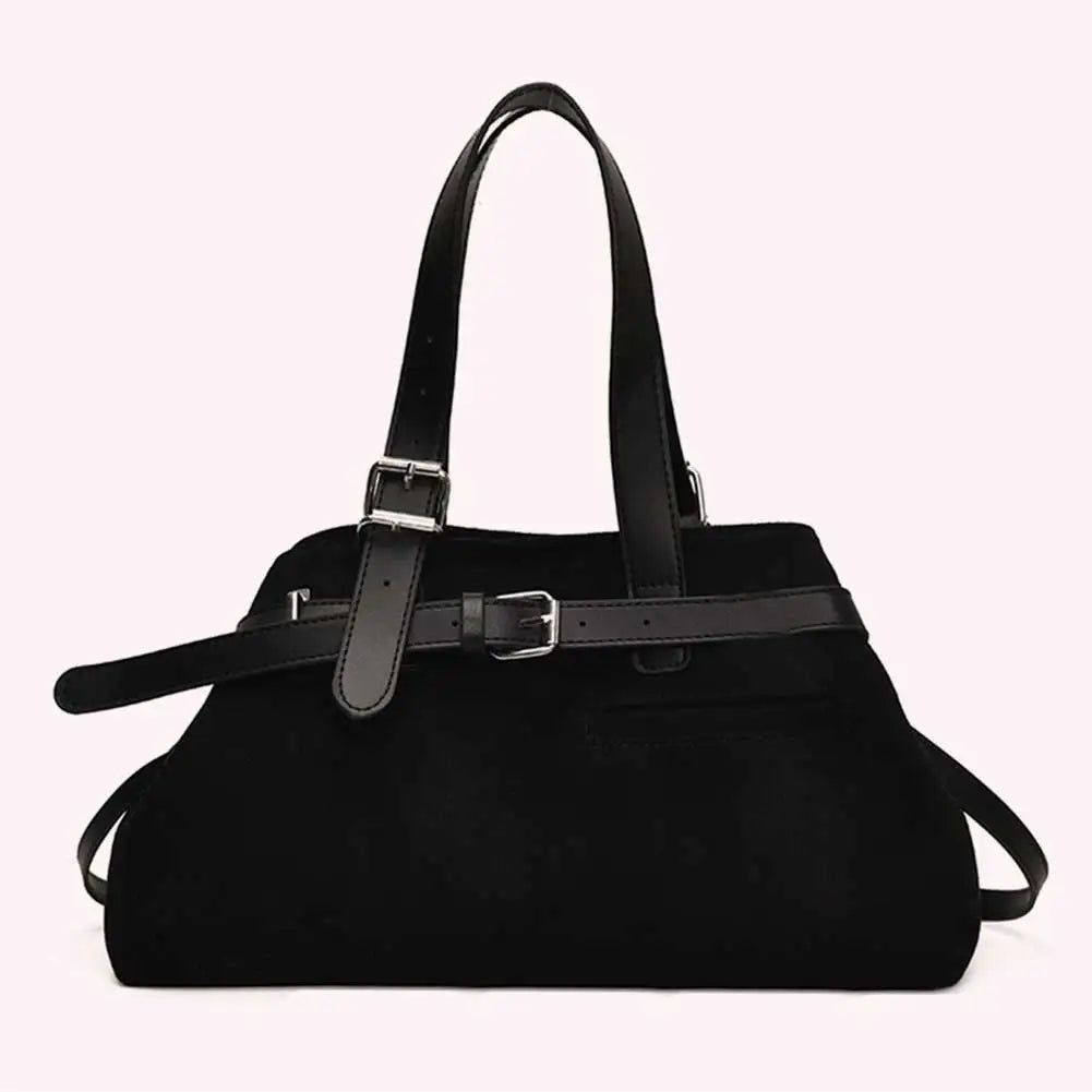 Women Retro Top Handle Bag PU Fashion Shoulder Satchel Work Bag