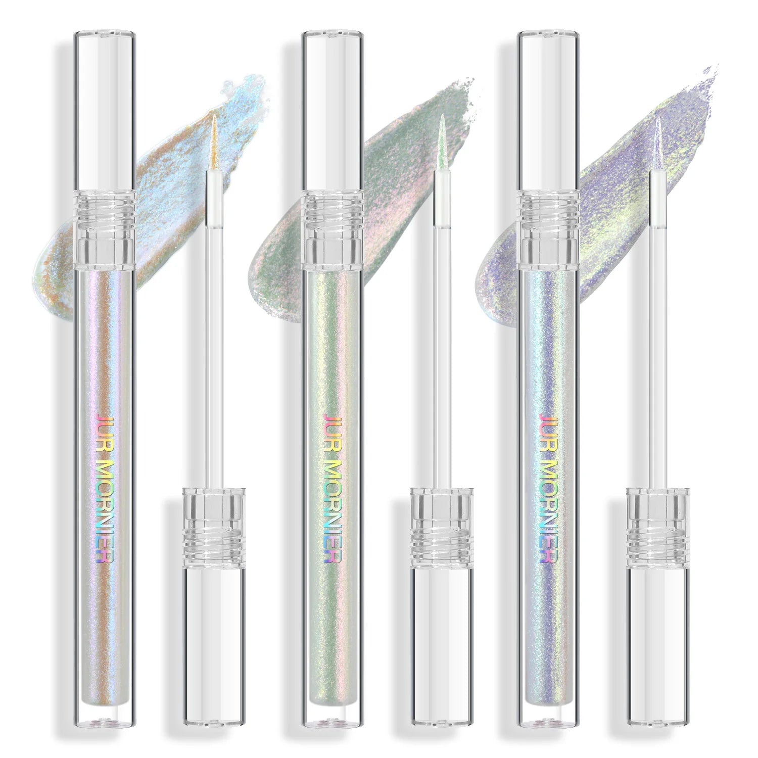 3 Pcs Duochrome Eyeshadow Liquid Set High Pigment Waterproof