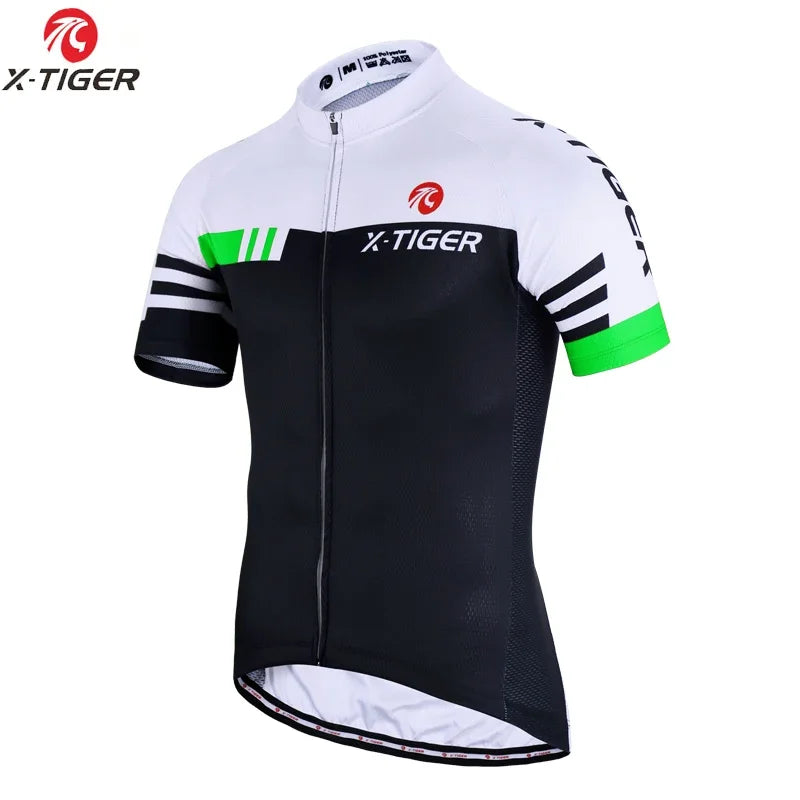 X-TIGER Summer Short Sleeve Pro Cycling Jersey Mountain Bicycle Clothing Racing Bike Jerseys