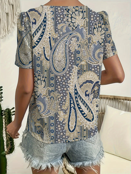 Temperament Blouse Casual Loose Woman Shirt Elegant Short Sleeve Blouse Weekday