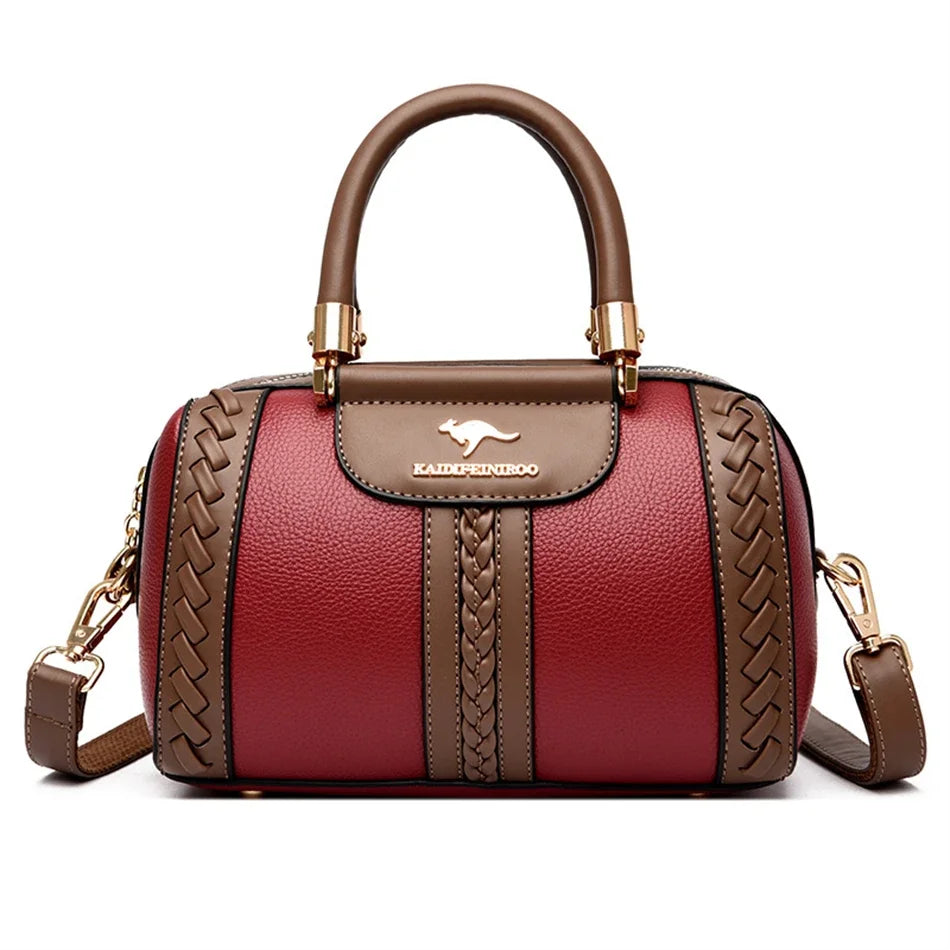 High Quality Leather Designer Shoulder Crossbody Bag New Ladies Messenger Bag