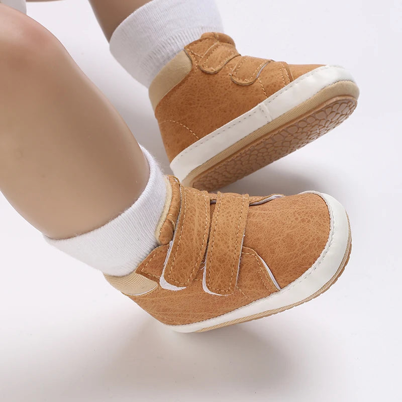 Casual Comfortable Sneakers For Baby Boys, Lightweight Non Slip Walking Shoes For Indoor Outdoor