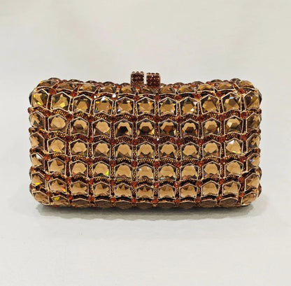 XIYUAN Big Stones Evening Purse Bags Rhinestone Wedding Gems Clutch Bag Bridal Clutches Women Diamonds