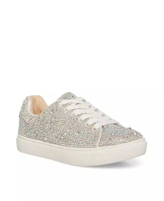 Betsey Johnson | Little and Big Girls Sidny Rhinestone Sneakers