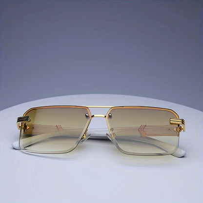 Populare Frameless Sun Glasses Male Female Classic Small Square Summer Traveling Shades