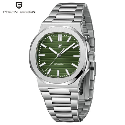 40MM Men's Watches Luxury Automatic Watch For Men Mechanical WristWatch Stainless Steel Sapphire glass