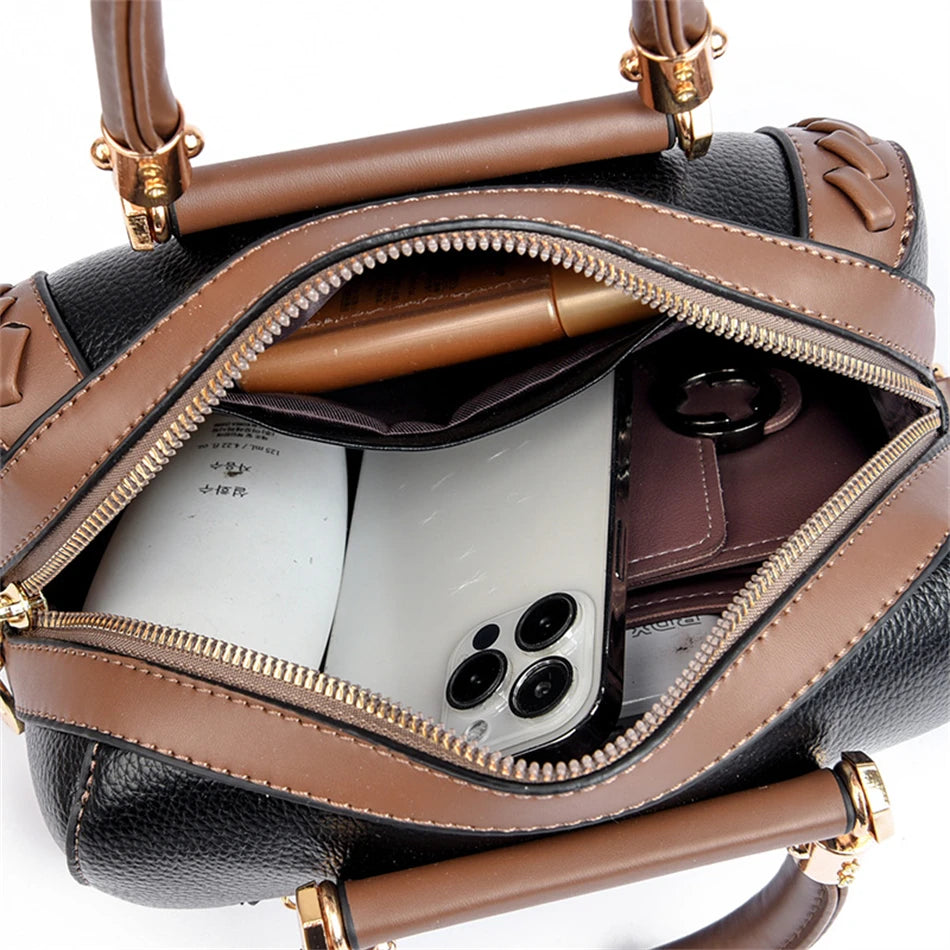 High Quality Leather Designer Shoulder Crossbody Bag New Ladies Messenger Bag