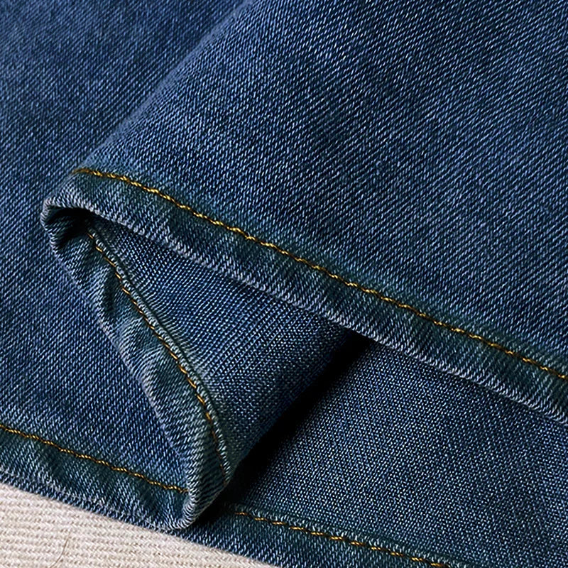Women Denim Top Turtleneck Splice Puff Sleeve Shirts Loose Solid Pullovers Casual