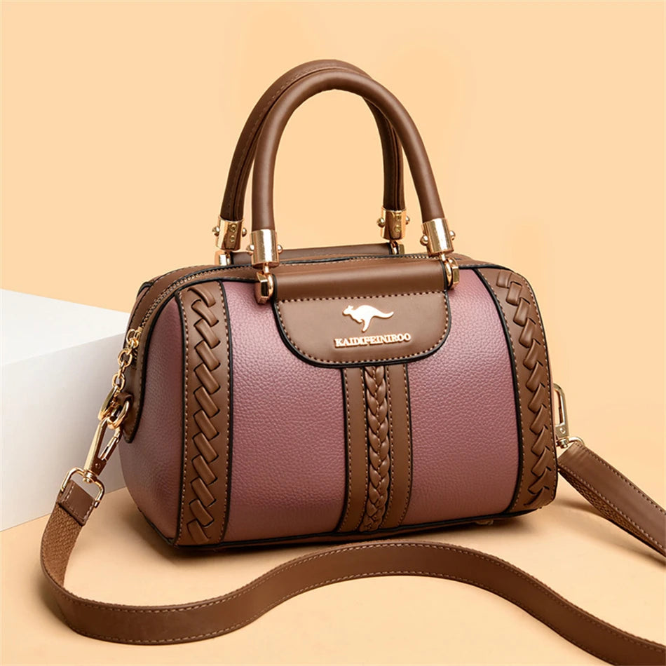 High Quality Leather Designer Shoulder Crossbody Bag New Ladies Messenger Bag
