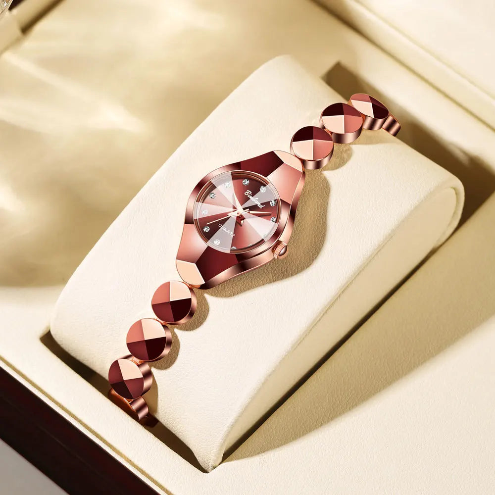 Light Luxury Brand high-end Exquisite Bracelet Wristwatch Waterproof Ladies Quartz