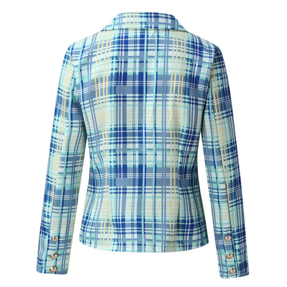 New In Outwears Printed Faux Wool Thin Coat Trench Jacket Ladies Long Overcoat Outwear Fashion Woman Blazer 2022 Abrigo Mujer