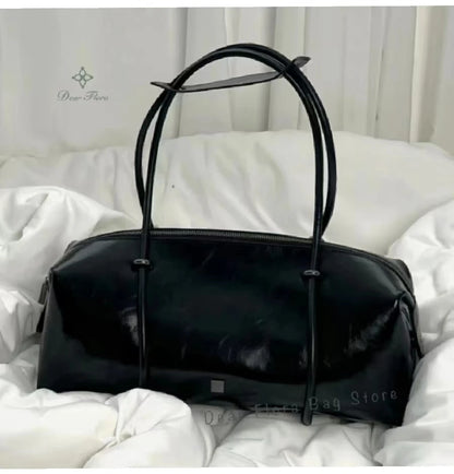 Large Capacity Boston Pillow Handbag Shoulder Bags Vintage Large Capacity Tote Bag